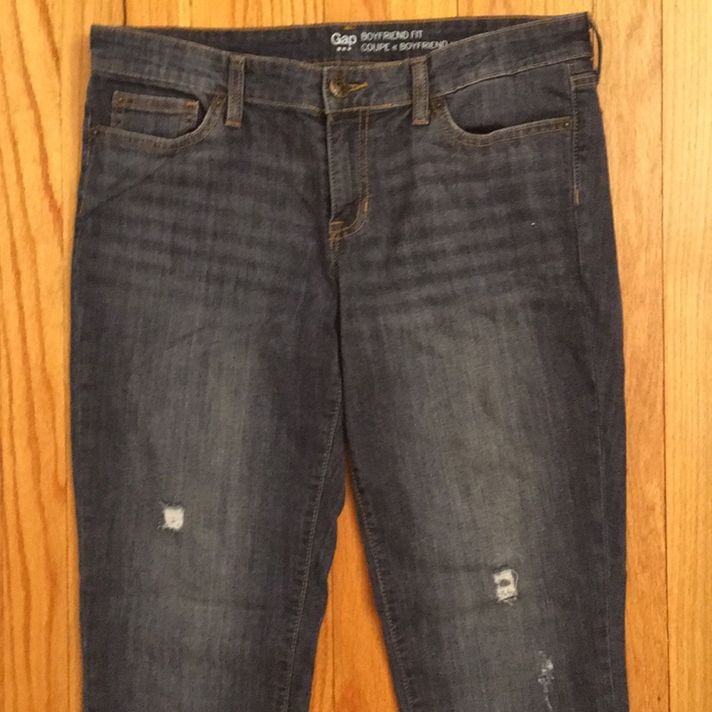 GAP Boyfriend Fit Size 10 Denim Capris - Picture 2 of 7